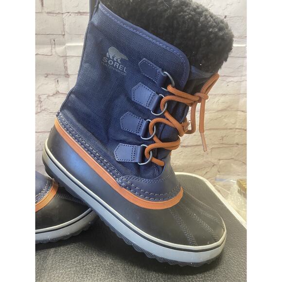 Sorel Winter Boots Nylon Upper Rubber Base Insulated SZ 7 US Great Cond. main image 10